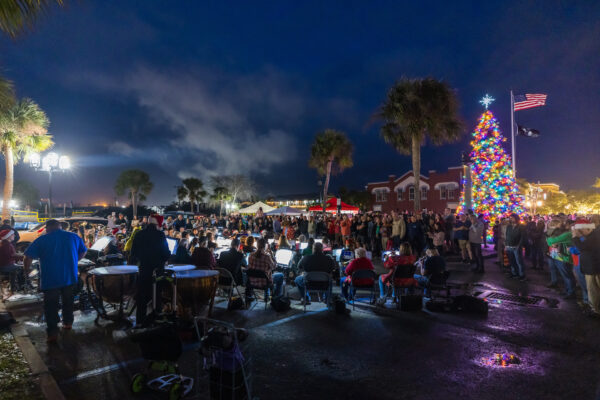 downtown Christmas tree lighting