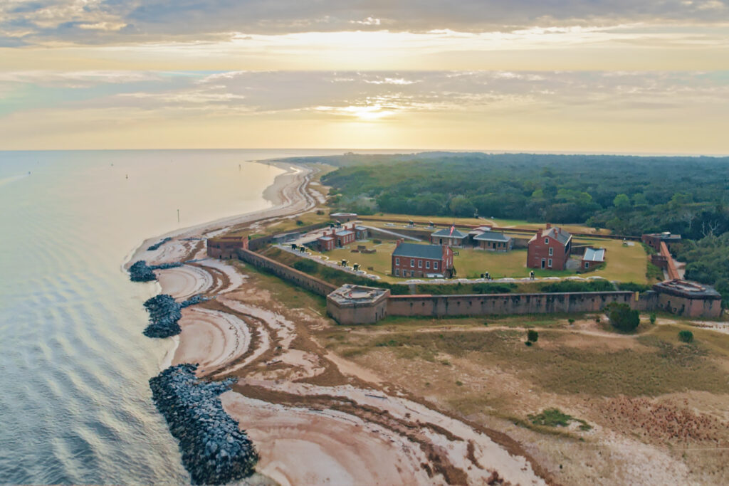 Fort Clinch at sunrise